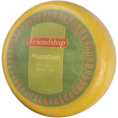 Friendship Holland maasdammer sajt 45% 13kg tömb