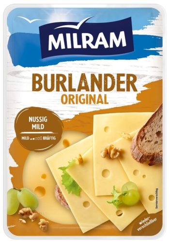 Milram Burlander szeletelt sajt 48% 175g