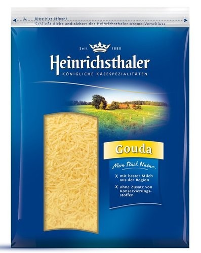 Heinrichsthaler gouda reszelt sajt 48% 200g