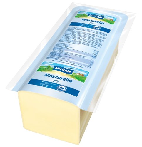 Milram mozzarella sajt 40% 2,5kg tömb