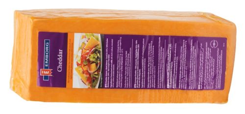 Emborg cheddar sajt 50% 2,5kg tömb