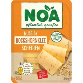 	NOA vegán sajt alternatíva szeletek görögszénamaggal 130g