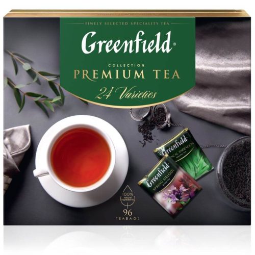 Greenfield ajándékcsomag 30 féle filteres tea 120