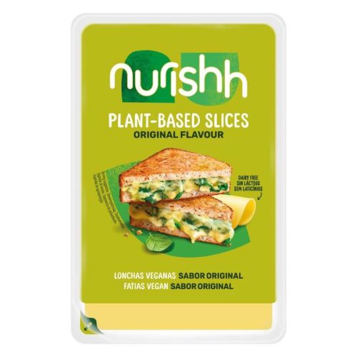 Nurishh vegán sajt alternatíva szeletek trappista ízzel 120g