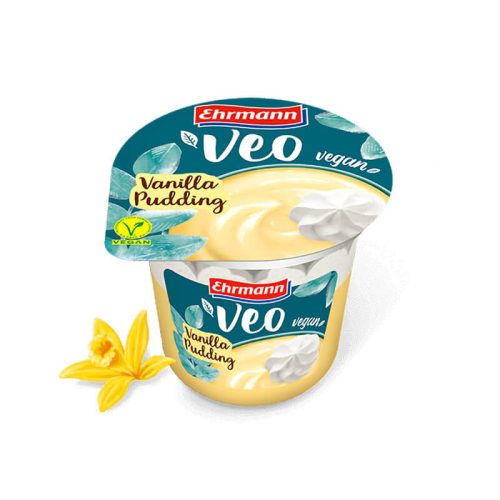 	 Ehrmann Veo vegan vanília puding tejszínhabbal 175g