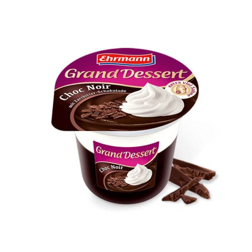 Ehrmann étcsokoládés puding habbal Grand Dessert 190g