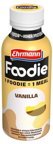 Ehrmann Foodie étkezést helyettesítő shake vaníliás 400ml
