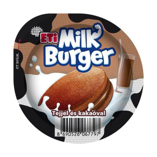 Milk Burger sütemény kakaós, tejes 35g
