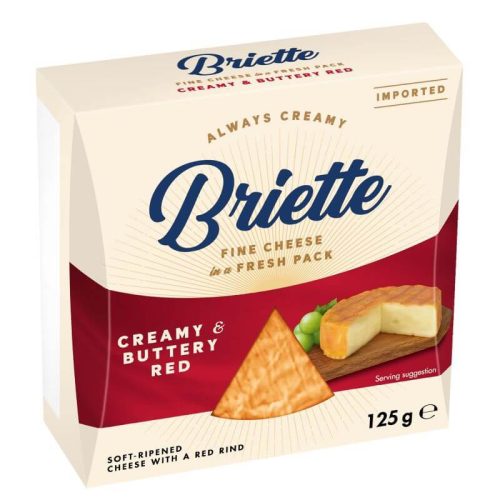 Briette érlelt sajt vajas ízű 125g