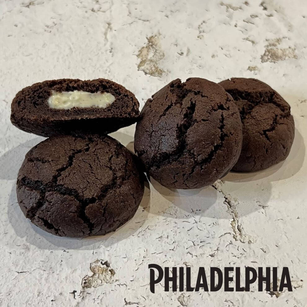 Brownie Cookies vaníliás Philadelphia krémsajttal – Enzsöl Balázs receptje