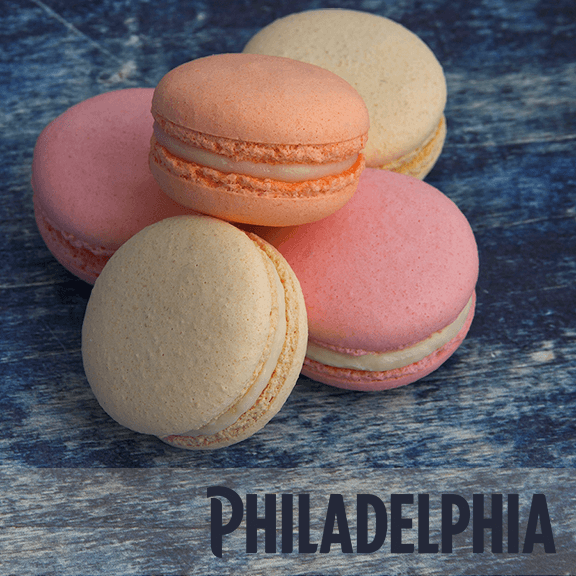 Macaron Philadelphia krémsajt töltelékkel - Enzsöl Balázs receptje
