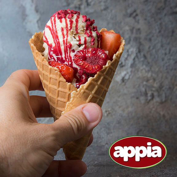 Kézműves tiramisu fagylalt Appia sűrített tejjel